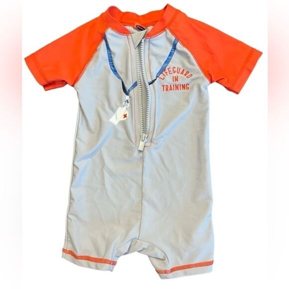 1 Piece Rash Guard for Baby - Lifeguard in Training - Size 12 Months - Picture 1 of 4